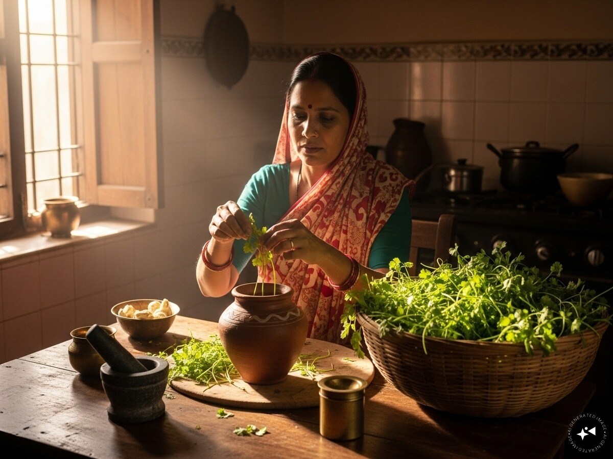सफलता सुनिश्चित करने के लिए, हमेशा भंडारण से पहले साफ पानी के साथ धनिया को धोएं। अत्यधिक गीले पत्तियों को भंडारण करने से बचें और उन्हें सीधे धूप से दूर रखें। शांत, सूखा भंडारण आदर्श है। यदि धनिया की जड़ें हैं, तो यह सबसे अच्छा संग्रहीत है। (News18 हिंदी)