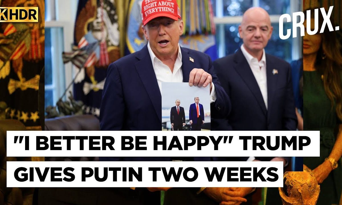 Trump Shows "Nice Picture" Of Putin, Dangles World Cup Invitation, EU Questions Alaska Summit | 4k Trump Shows "Nice Picture" Of Putin, Dangles World Cup Invitation, EU Questions Alaska Summit | 4k