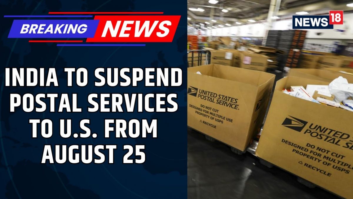 <div>India Temporarily Suspends Postal Services To US After Trump's Tariff Hike | US-India Ties | News18</div>