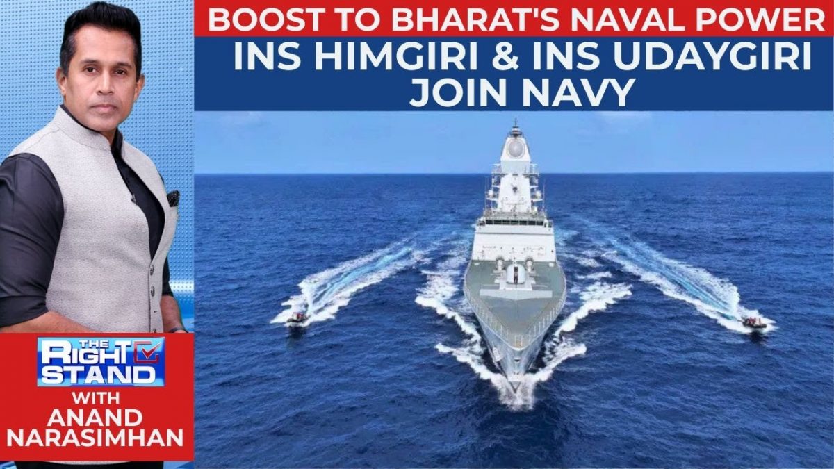 Indian Navy Strengthens Maritime Power with Twin Induction of Stealth Frigates | The Right Stand