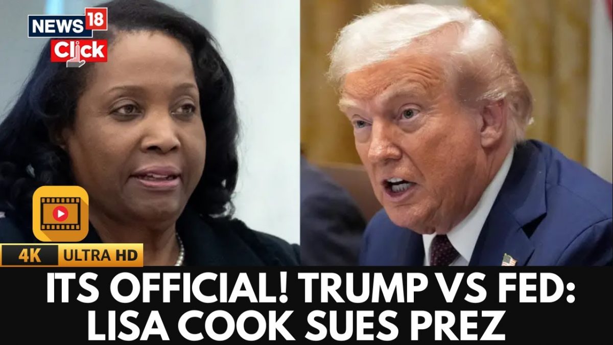 <div>Trump & Controversies Coexist As Fired Fed Governor Lisa Cook To Sue Trump | US News | N18G</div>