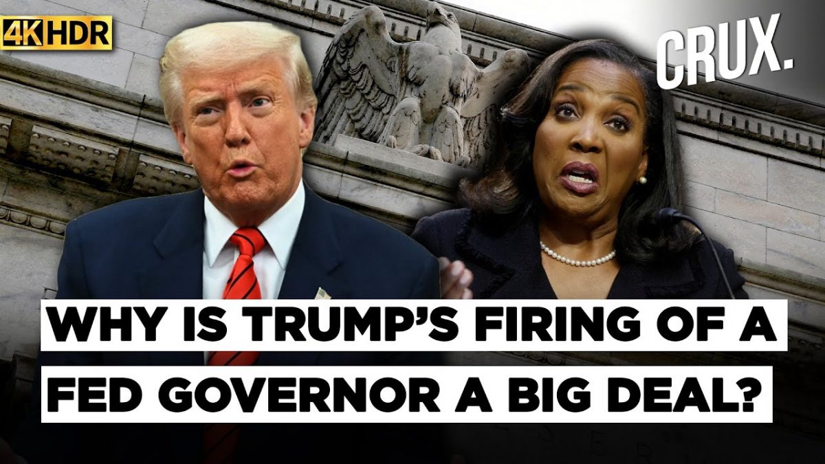 Federal Reserve Governor Lisa Cook Sues President Trump Over “Illegal Attempt” To Fire Her | 4K