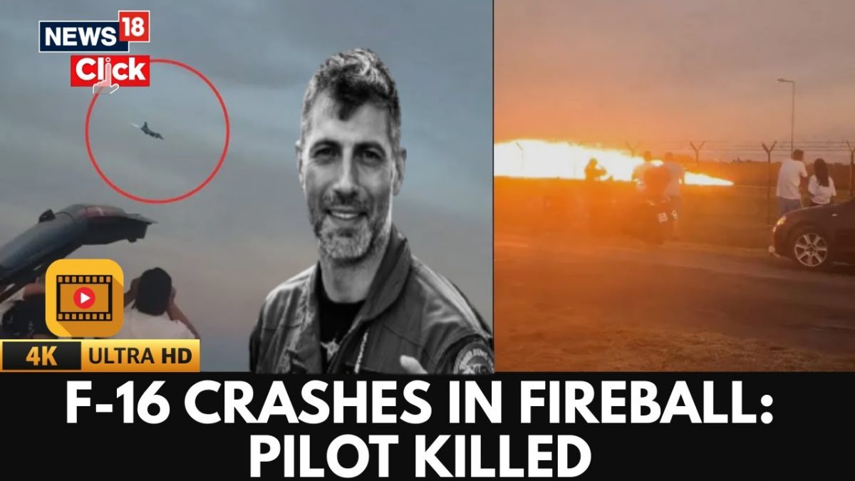 Polish F-16 Crashes in Fiery Rehearsal Tragedy, Pilot Killed Instantly | Breaking News | N18G