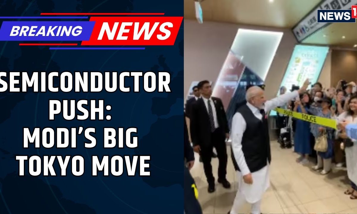 PM Modi Concludes Successful Tokyo Visit, Secures Major Semiconductor Investment for India | News18 PM Modi Concludes Successful Tokyo Visit, Secures Major Semiconductor Investment for India | News18