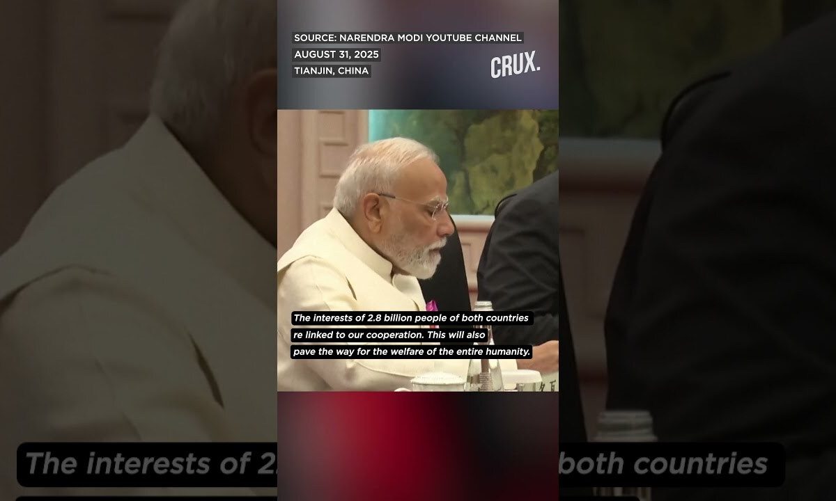Modi Hails China-India Ties During High-Stakes Tianjin Meeting With Xi Jinping