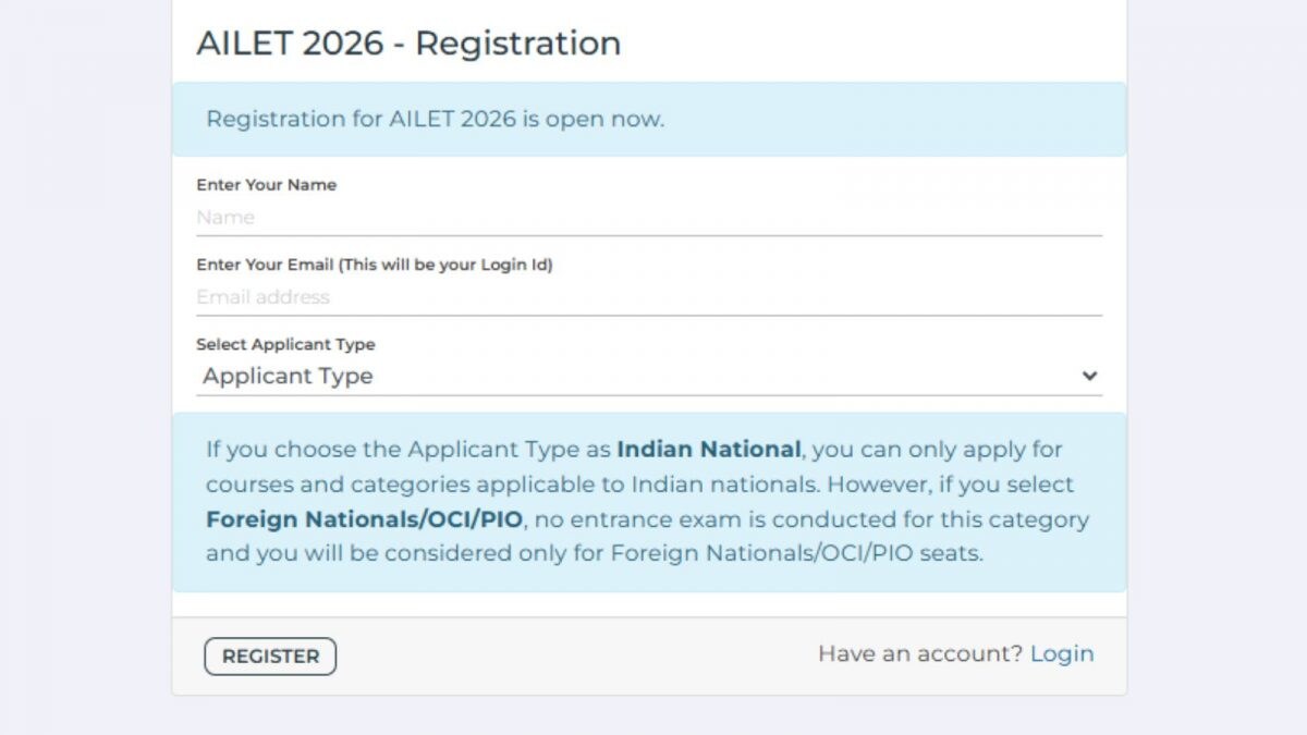 AILET 2026 Registration Opens for Law Programs