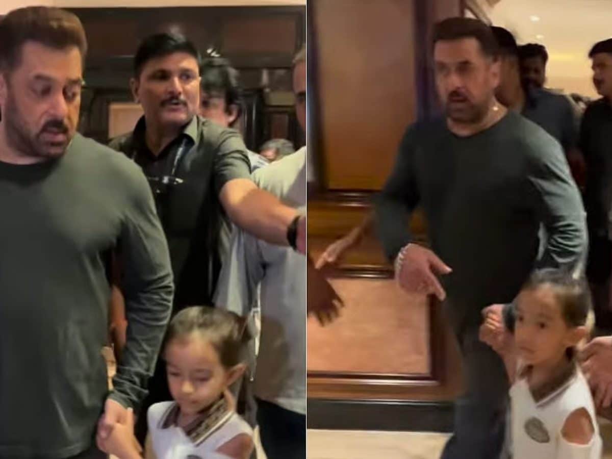 Salman Khan Warns Paps To Stay '10 Kadam Door' From Niece Ayat At Event |  Watch | Bollywood News - News18