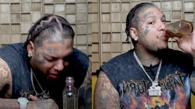 Rapper King Yella Faints, Falls Off Chair After Drinking Too Much ...