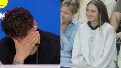 Ben Shelton and Trinity Rodman at the US Open (X)