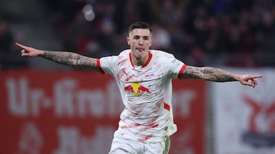 RB Leipzig's Benjamin Sesko (AFP)