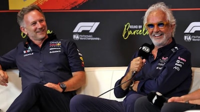 Christian Horner and Flavio Briatore (X)
