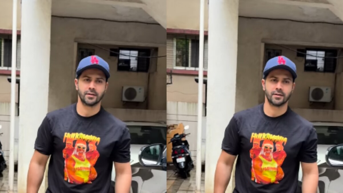 Varun Dhawan Celebrates Janmashtami with Paparazzi