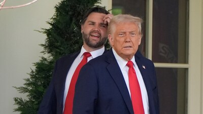 US President Donald Trump and Vice President JD Vance (AP Photo)