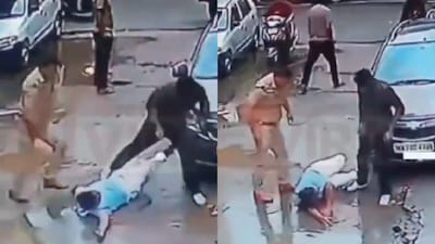 Policemen caught on cam assualting a journalist in Punjab. 