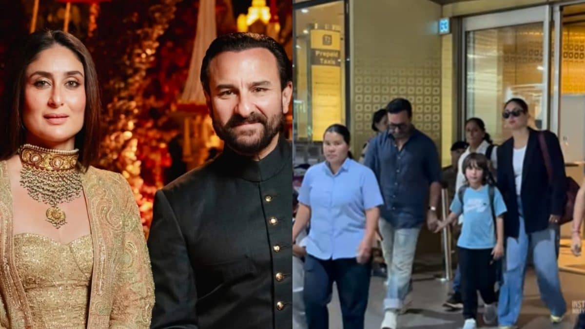 Saif Ali Khan, Kareena Kapoor Return to Mumbai After Birthday