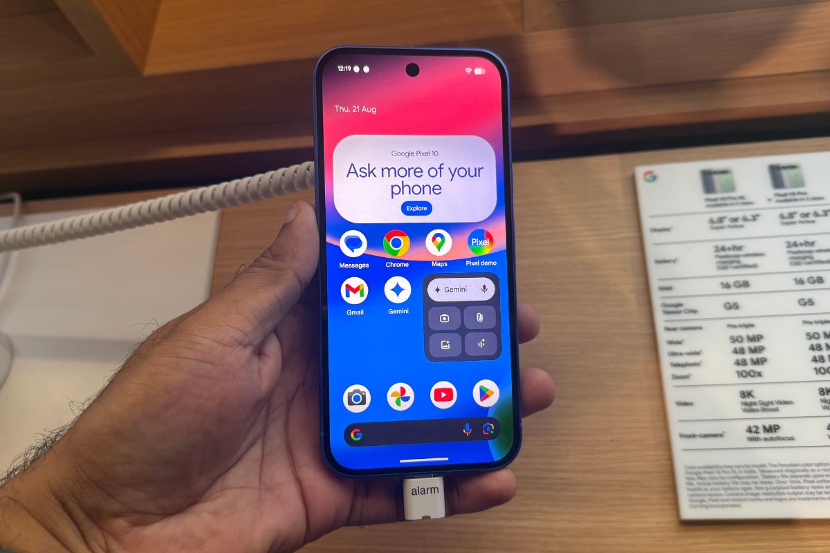 Google Pixel 10 first look 