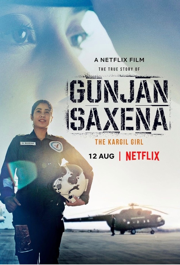 Gunjan Saxena: The Kargil Girl: The film tells the story of IAF officer Gunjan Saxena, the only woman to fly into war zones during the Kargil War, transporting supplies and evacuating soldiers. Janhvi Kapoor portrays her courage, showcasing bravery that made the nation proud.
