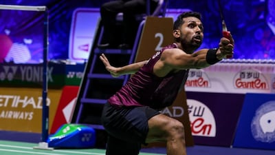 HS Prannoy in action (X)