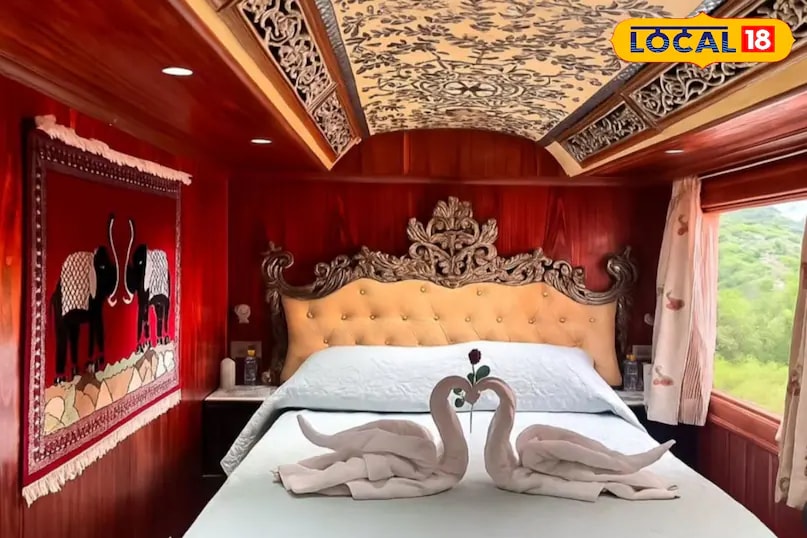 A new trend on the Palace on Wheels this year is destination weddings. Several couples have already booked the train to tie the knot while travelling through Rajasthan. The package starts at Rs 6 lakh per person, and the wedding journey can last between 4 to 7 days. The idea of getting married in a moving royal train is gaining popularity, especially among NRIs and elite families. (News18 Hindi)