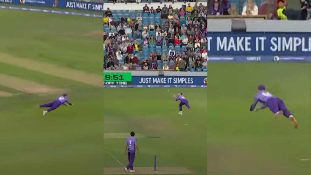 Harry Brook's Flying Catch Goes Viral During The Hundred Match