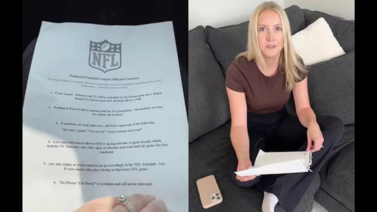 Boyfriend's Hilarious NFL 'Leave Application' Goes Viral