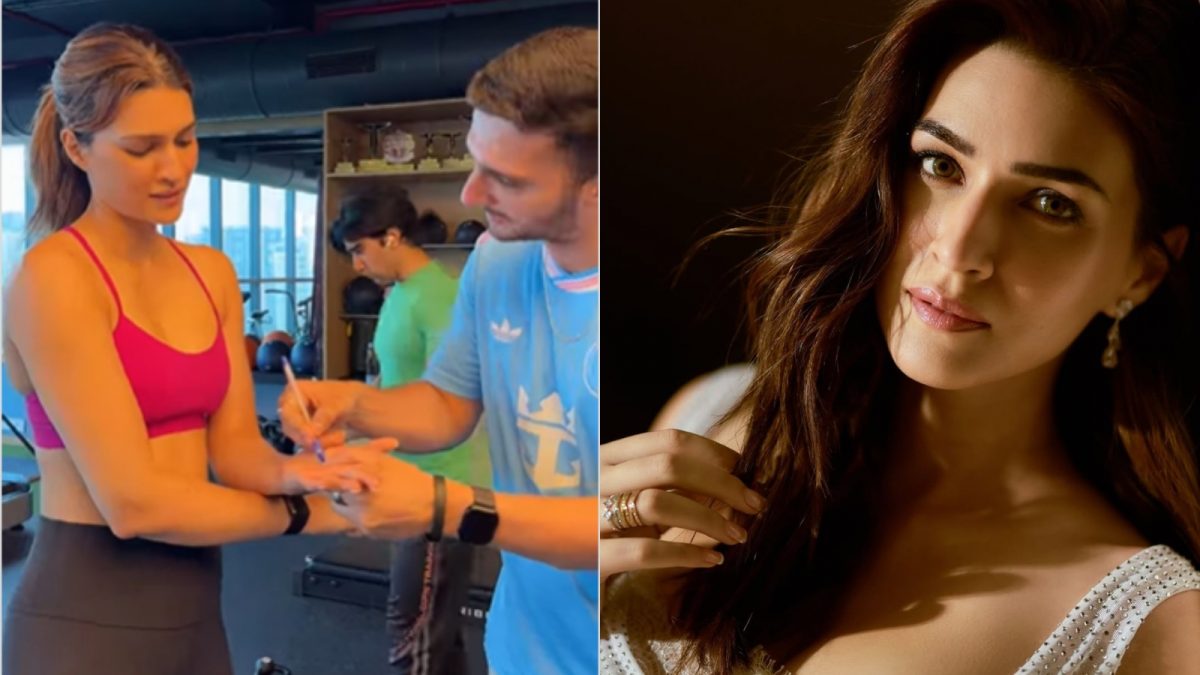 Kriti Sanon Stunned by Gym Magic Trick Video