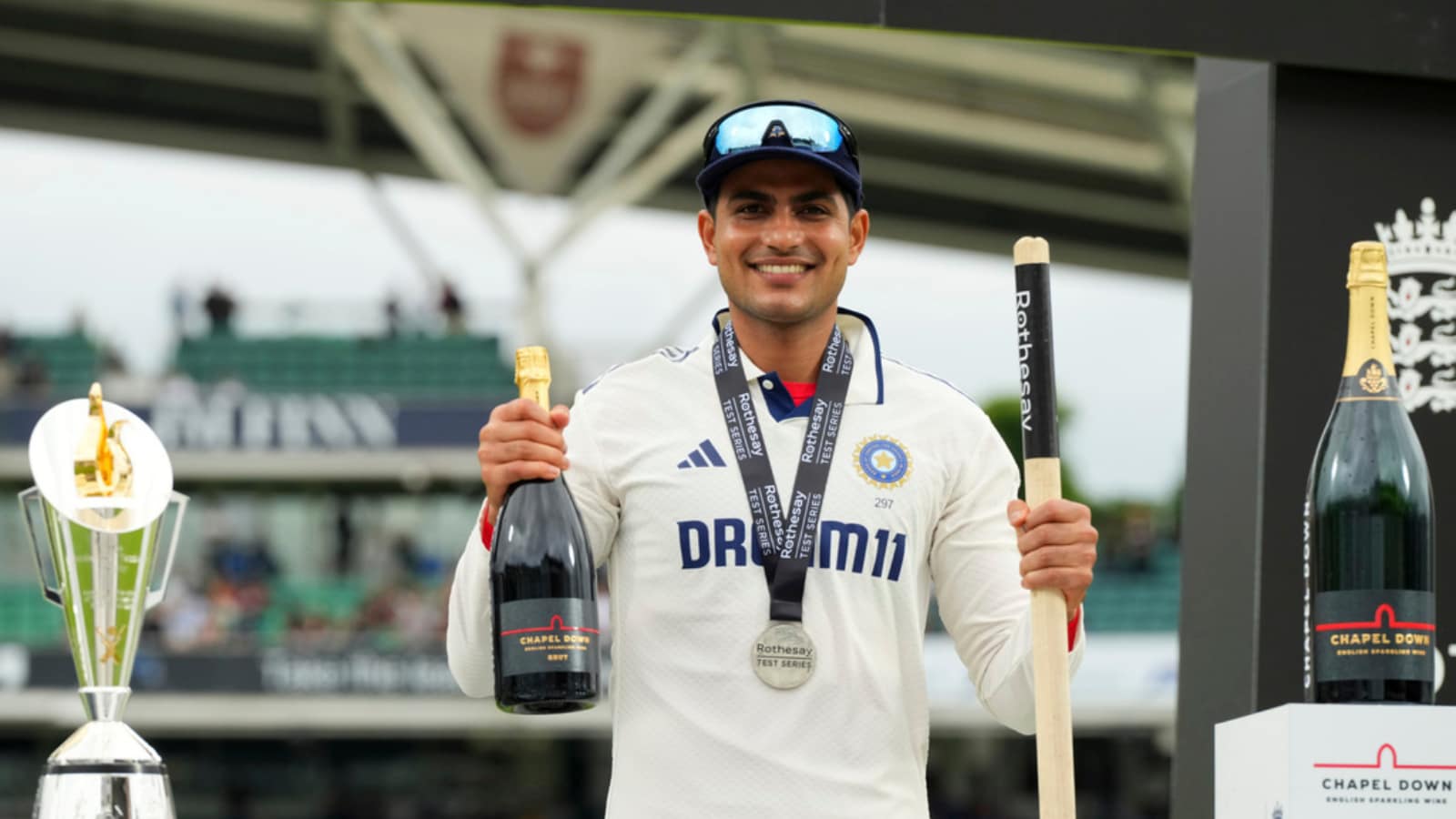 India's captain Shubman Gill was adjudged player of the series