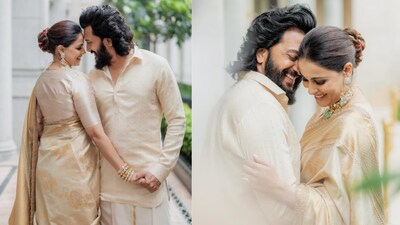 Genelia and Riteish Deshmukh bring festive cheer in traditional ensembles.