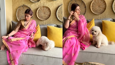 Festive hues, sweet traditions, and a touch of Twinkle’s elegance this Ganesh Chaturthi