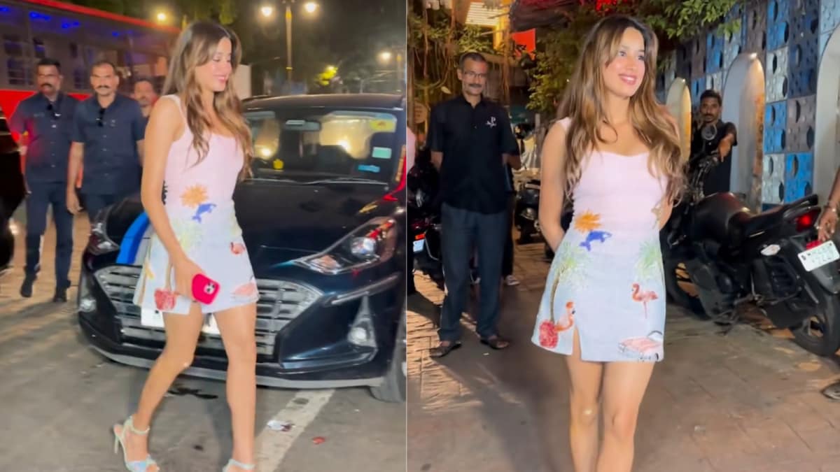 Janhvi Kapoor’s ₹ 3.06 Lakh Miami Mini Dress Brings Palm-Tree Party Vibes