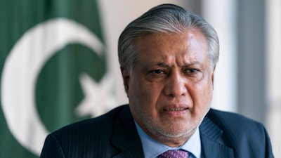 Pakistan Deputy Prime Minister and Foreign Minister Ishaq Dar. (AP file photo)