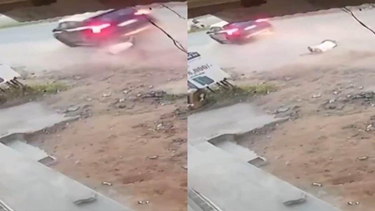 Caught On Cam: Retired Army Captain Mowed Down, Dragged By Speeding Car In Jaipur