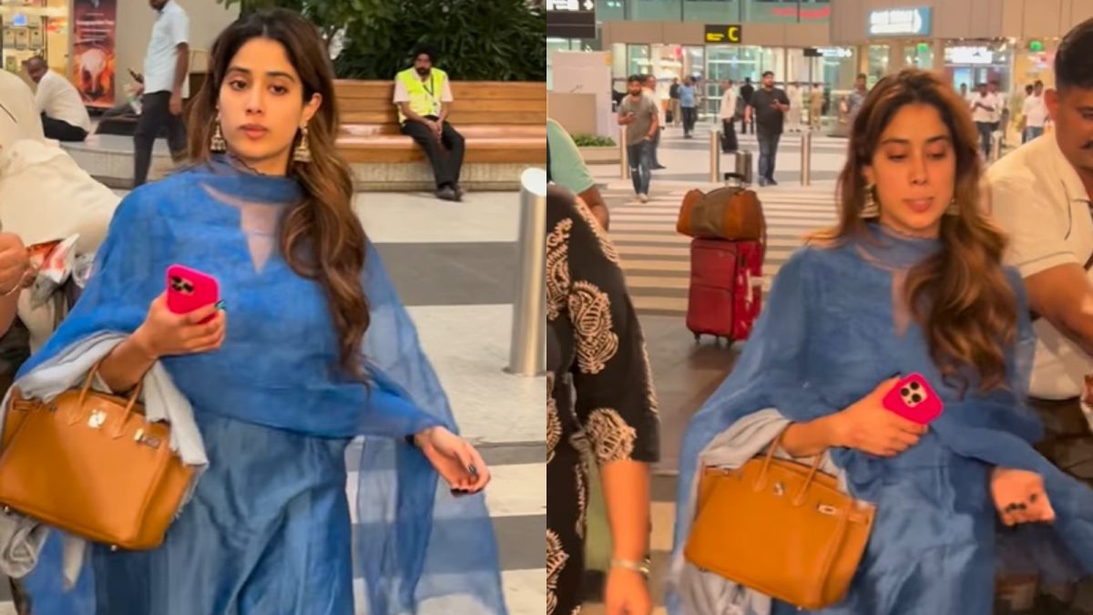 Janhvi Kapoor's Airport Look Goes Viral, 'Param Sundari' Updates
