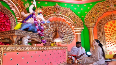 The consecration (pran-pratishtha) of the idol was performed by renowned spiritual orator and youth icon Jaya Kishori. Pic/News18