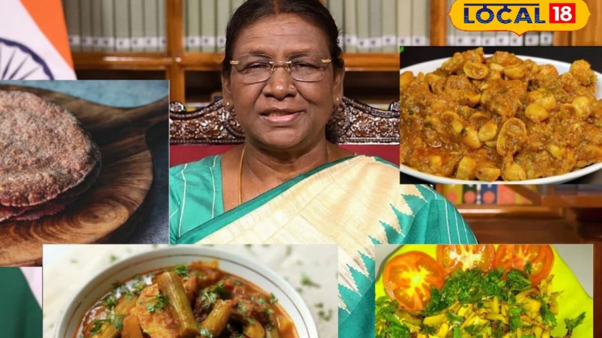 President Murmu Tastes Jharkhand's Cuisine: Rugda, Bamboo Kiril
