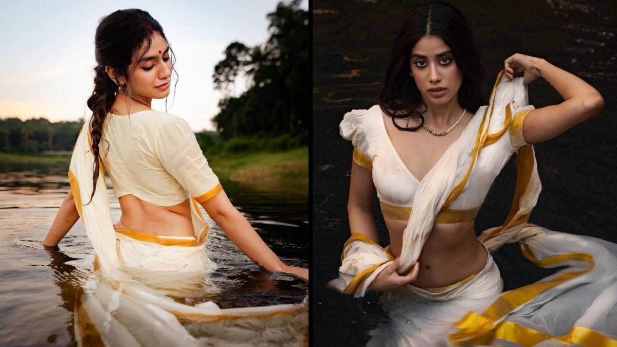 Janhvi Kapoor Or Priya Varrier: Which Kasavu Saree-Clad Diva Is Your Favourite?