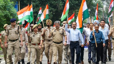 Baramulla swells with patriotic fervour ahead of Independence Day (PTI Image)