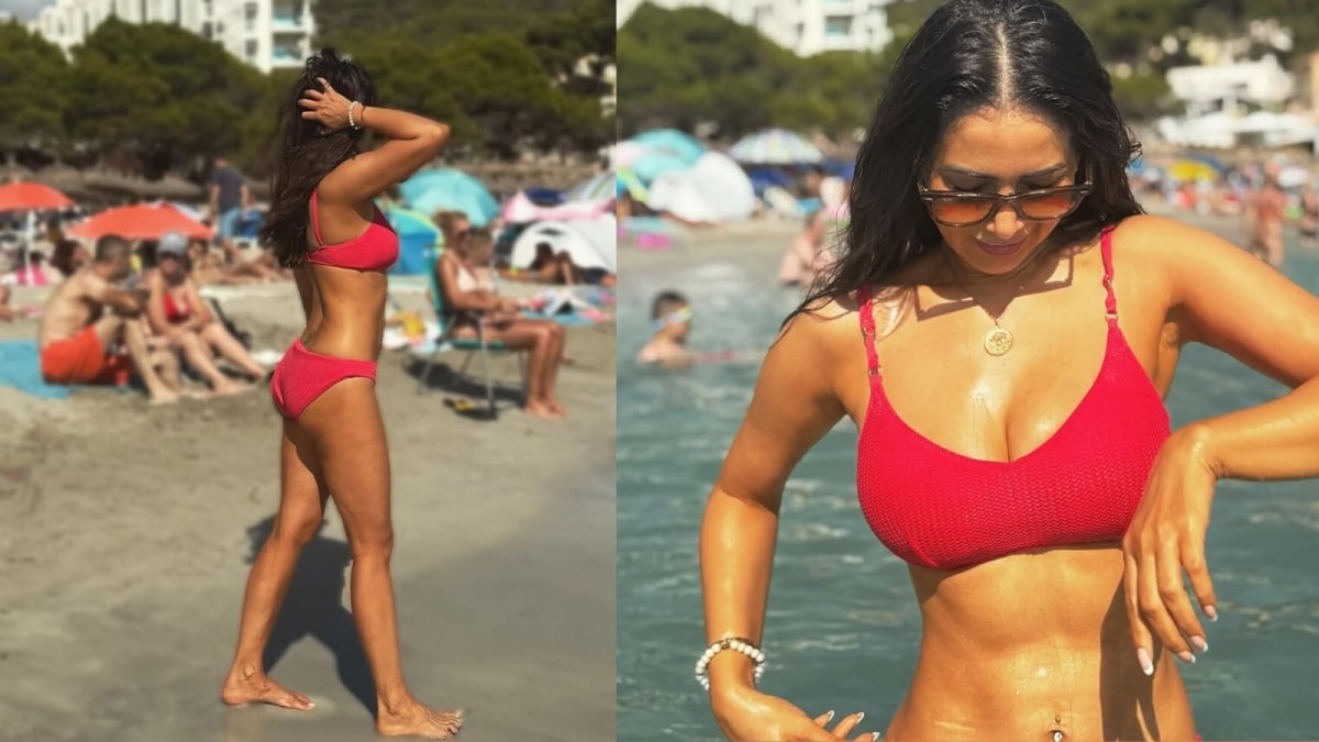 Kim Sharma, 45, Stuns in Bikini Photos From Spain