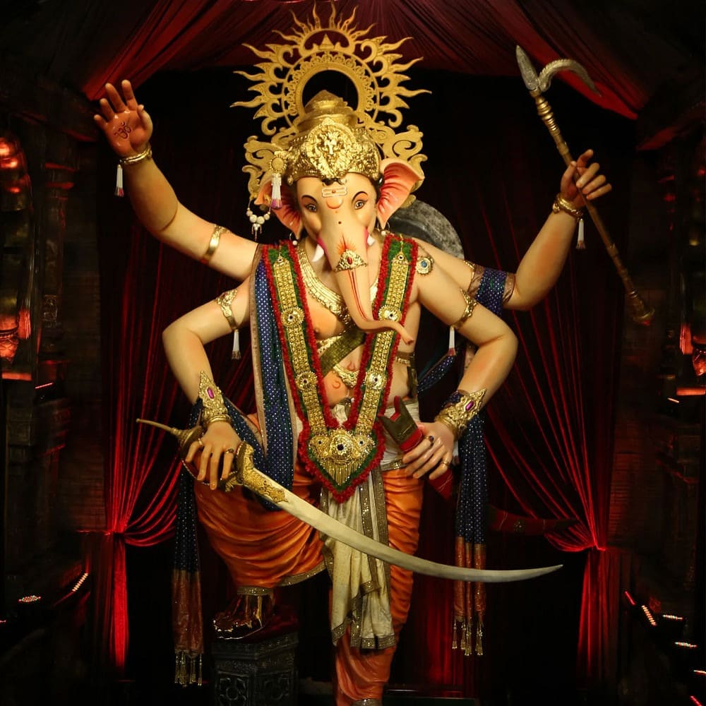Lalbaugcha Raja (Parel): One of the oldest pandals in the city and is touted to be an icchapurti (wish fulfilling) Ganesha. Celebrities and people from across the country come at this place to look at bappa. The closest stations are Lower Parel, Curry Road or Cotton Green station. (Image: Instagram)