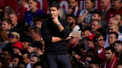 For Mikel Arteta, winning at Old Trafford is a good start to the season. (AP Photo)