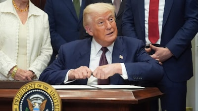 A file photo of US President Donald Trump (AP)