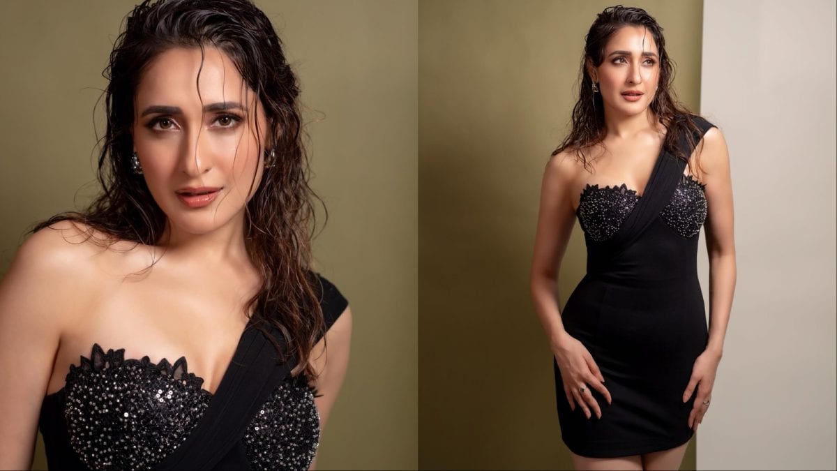 Bold, Black, And Unapologetic: Pragya Jaiswal Stuns In A Sculpted Mini Dress | Lifestyle News