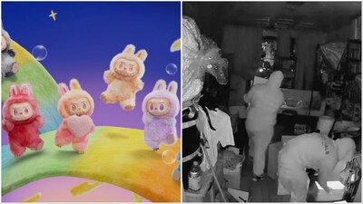 Labubu dolls stolen from a store in California (Video screengrab)