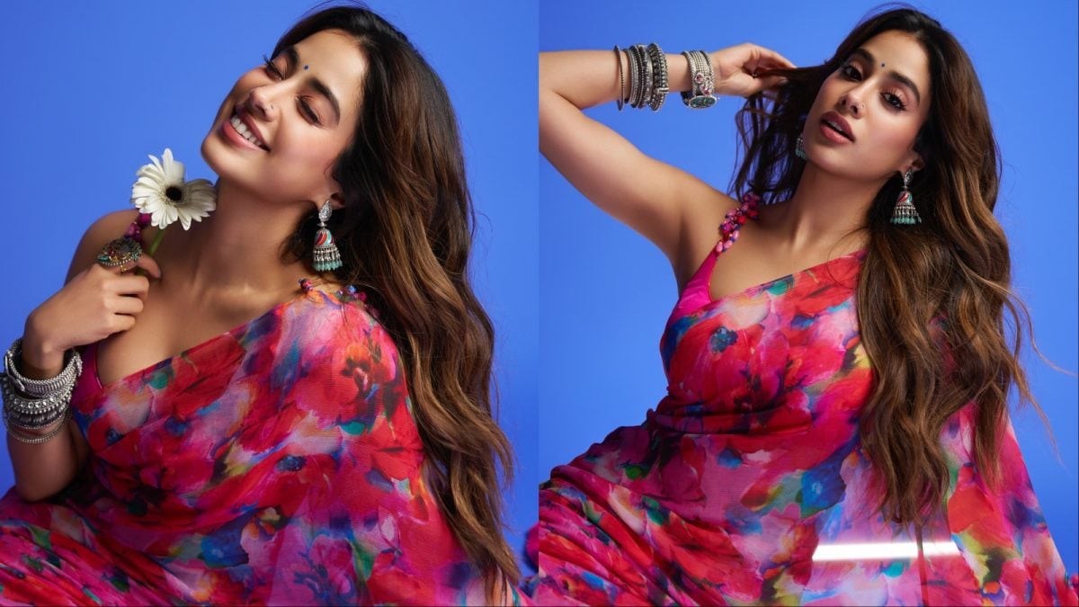 Petals And Poise: Janhvi Kapoor’s Floral Saree Is A Summer Dream