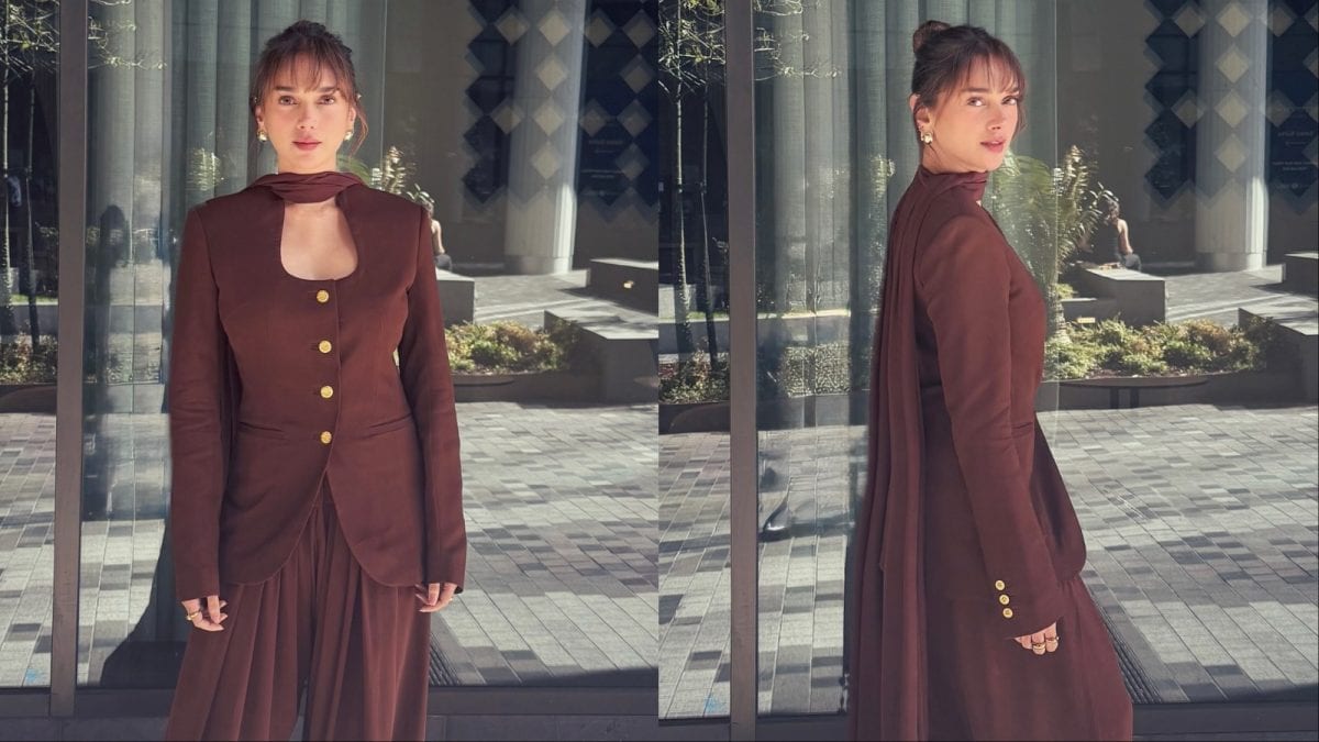 Aditi Rao Hydari Makes The Brown Suit The Chicest Power Move Yet