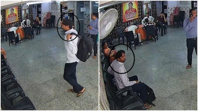 Delhi Chief Minister Rekha Gupta's attacker seen in new video (Screengrabs/IANS)