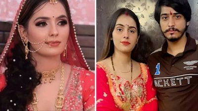 Photos of Nikki Bhati with her husband Vipin Bhati (Social Media)