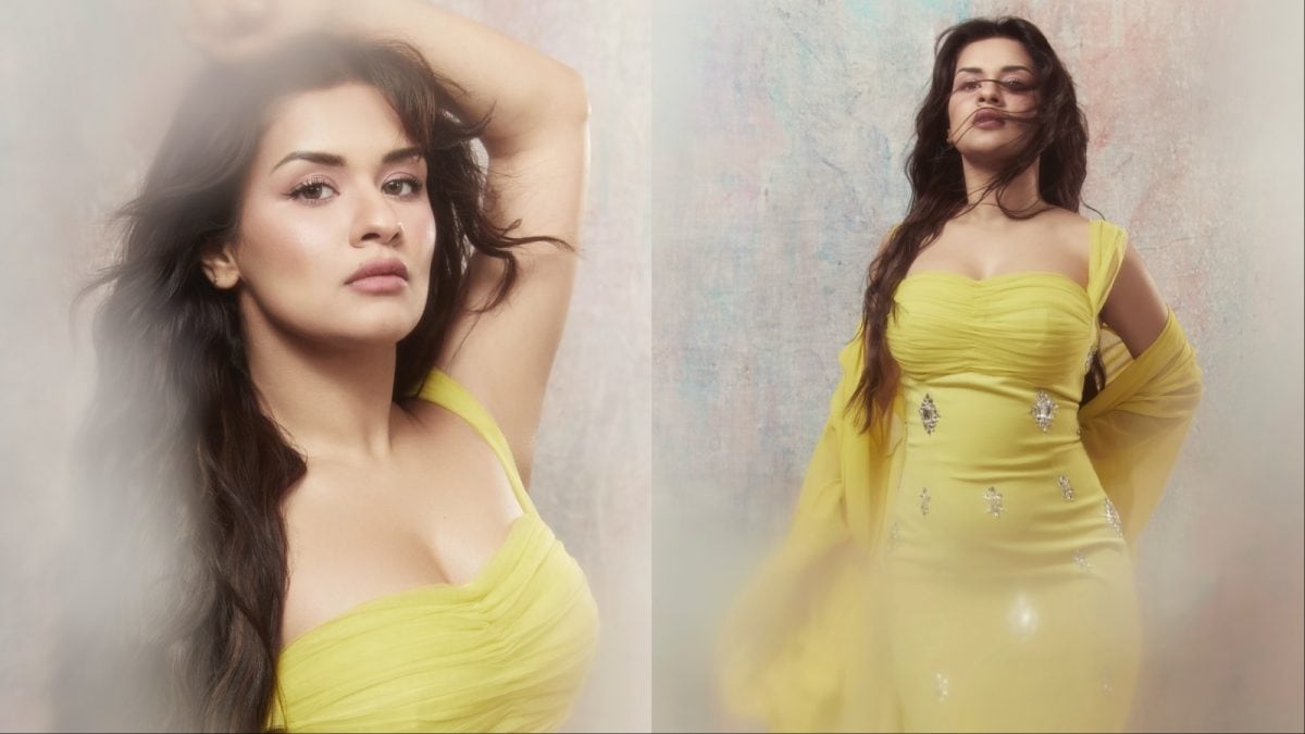 Avneet Kaur Redefines Glamour In A Flowing Yellow Statement Gown