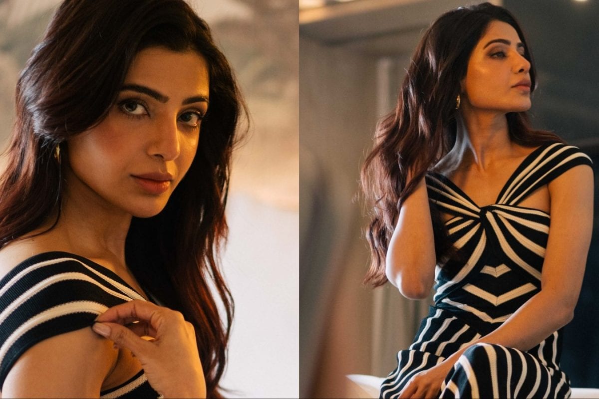 Samantha Ruth Prabhu's Black And White Dress Steals The Spotlight