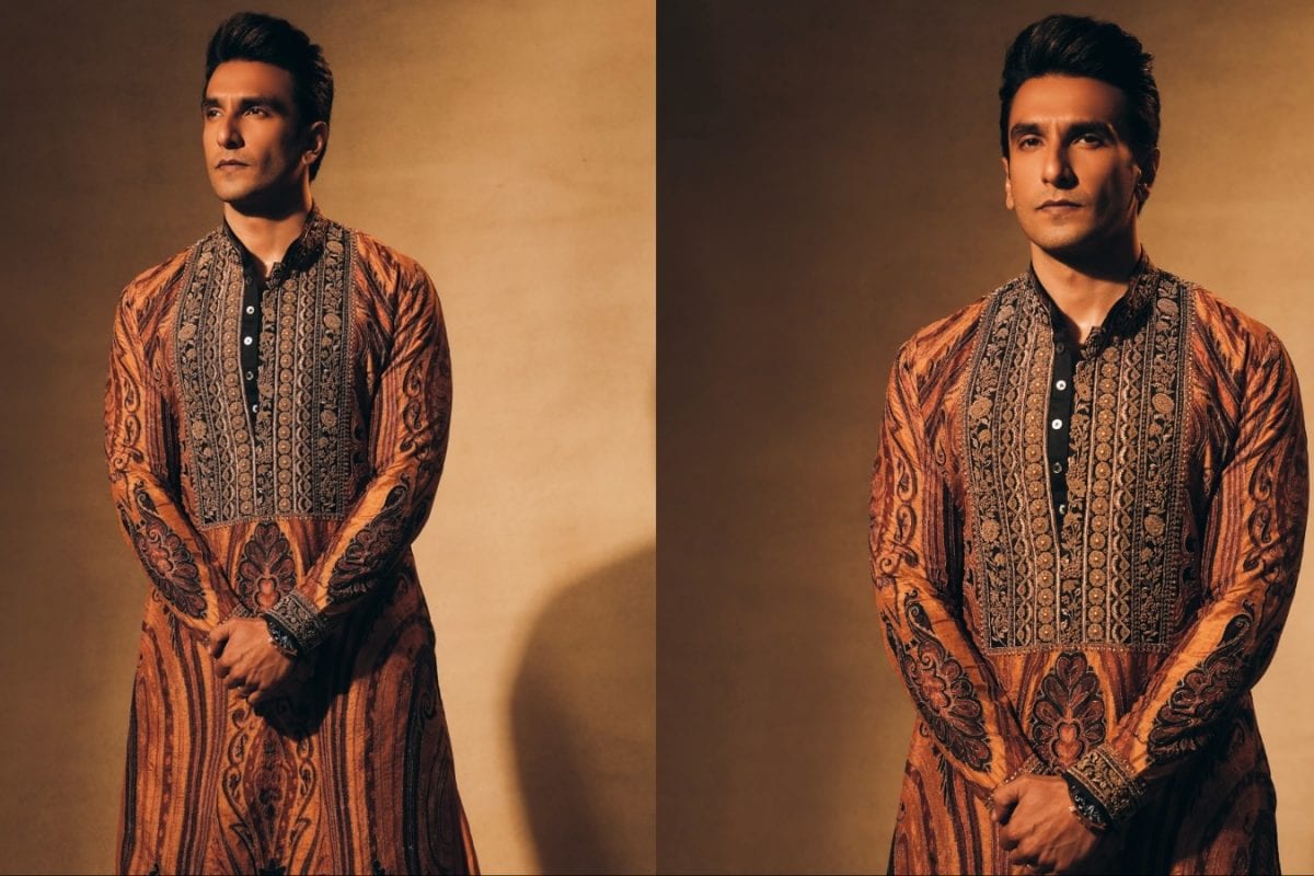 Ranveer Singh's Jamawar Kurta Celebrates The True Meaning Of Festive Grandeur